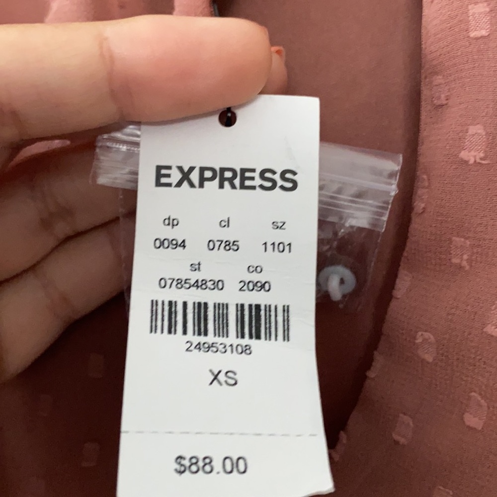 Express Mini Ruffled Dress. NEW WITH TAGS - Picture 6 of 6